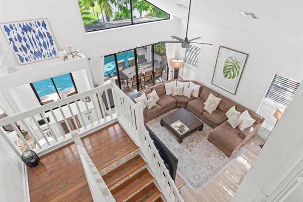 Dining room, Interior, Living room, Pendant Lights, Wood Texture Flooring