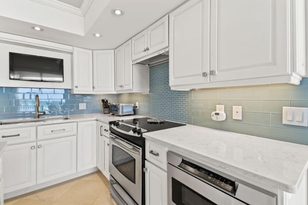 Interior, Kitchen, Recessed Lighting, Stainless Steel Appliances