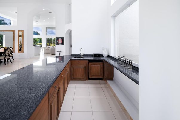 Dining room, Fireplace, Interior, Kitchen, Recessed Lighting