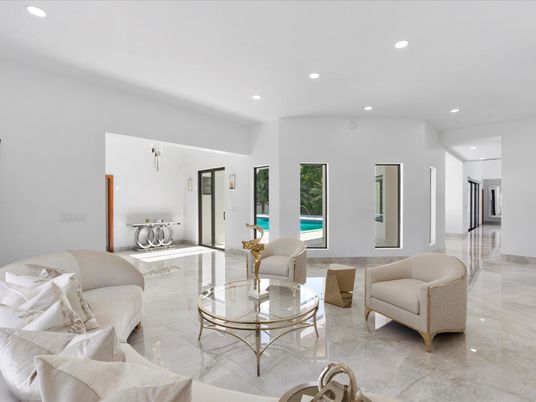Interior, Living room, Recessed Lighting