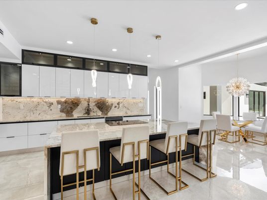 Dining room, Interior, Kitchen, Pendant Lights, Recessed Lighting