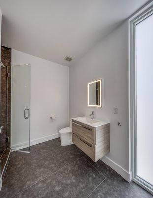 Bathroom, Glass Shower, Interior