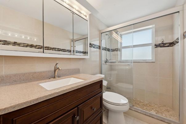Bathroom, Glass Shower, Interior