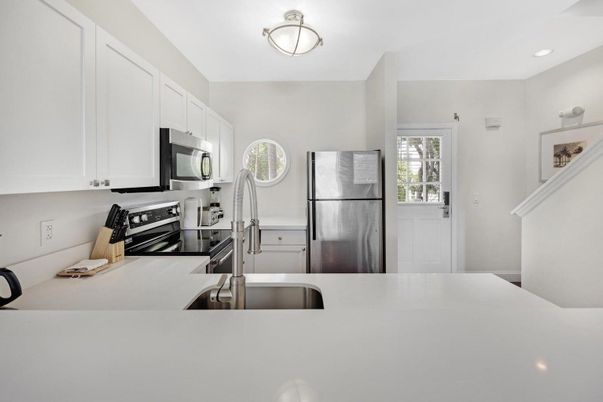 Interior, Kitchen, Recessed Lighting, Stainless Steel Appliances