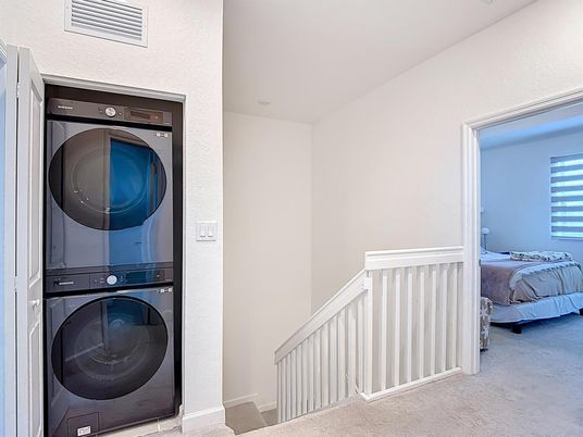 Bedroom, Interior, Utility Closets, Washer