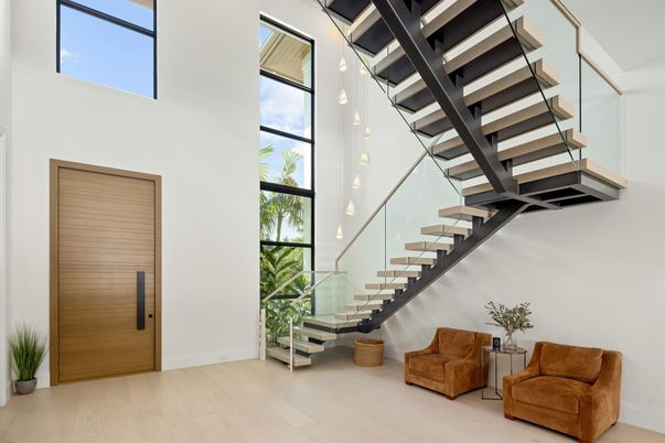 Interior, Pendant Lights, Wood Texture Flooring