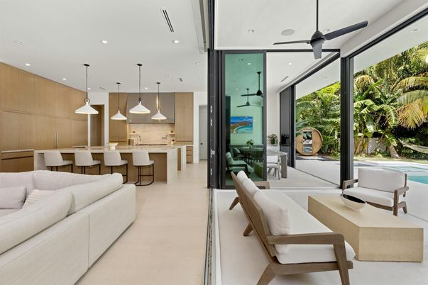 Interior, Kitchen, Living room, Pendant Lights, Recessed Lighting
