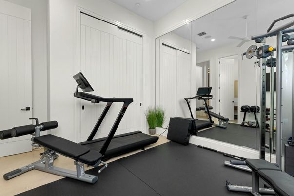 Fitness Equipment, Interior, Recessed Lighting