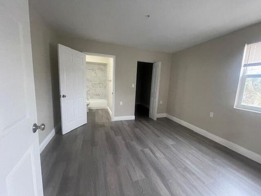 Empty room, Interior, Marble Walls, Wood Texture Flooring