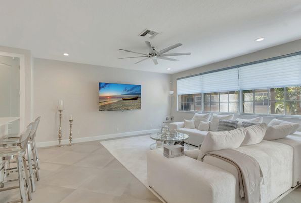 Interior, Living room, Recessed Lighting