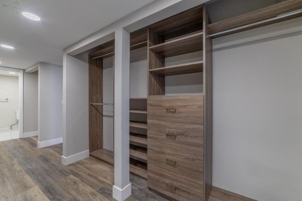 Interior, Recessed Lighting, Walk-in Closets, Wood Texture Flooring