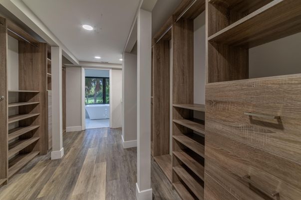 Interior, Recessed Lighting, Walk-in Closets, Wood Texture Flooring
