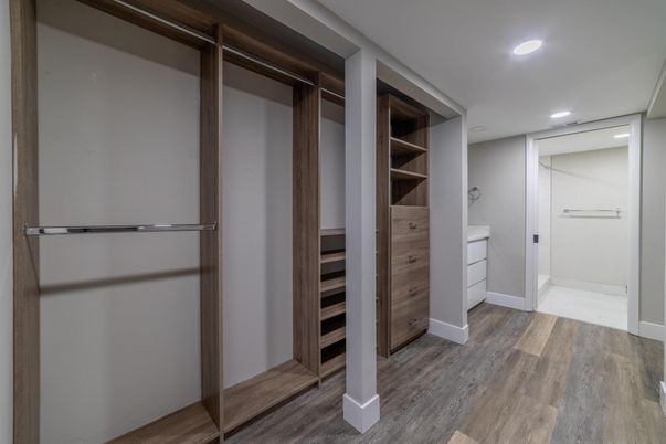 Interior, Recessed Lighting, Walk-in Closets, Wood Texture Flooring