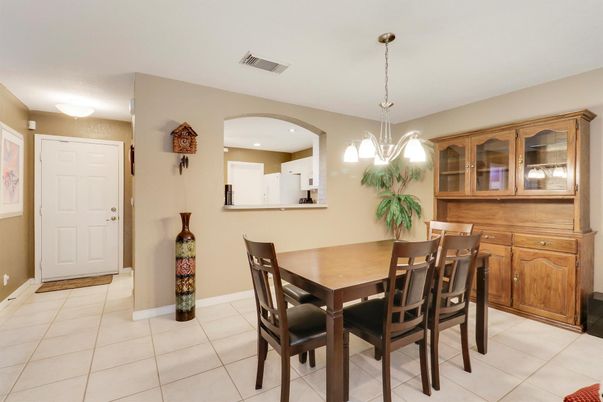 Dining room, Interior, Kitchen, Pendant Lights, Recessed Lighting