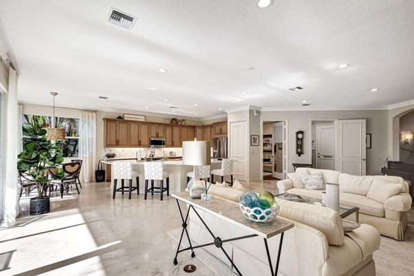 Dining room, Interior, Kitchen, Living room, Pendant Lights, Recessed Lighting