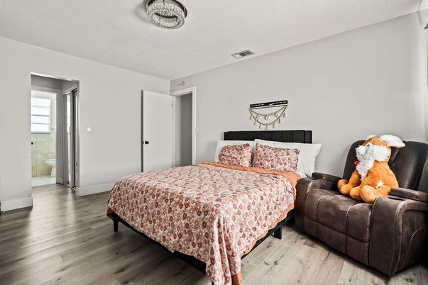 Bedroom, Interior, Wood Texture Flooring