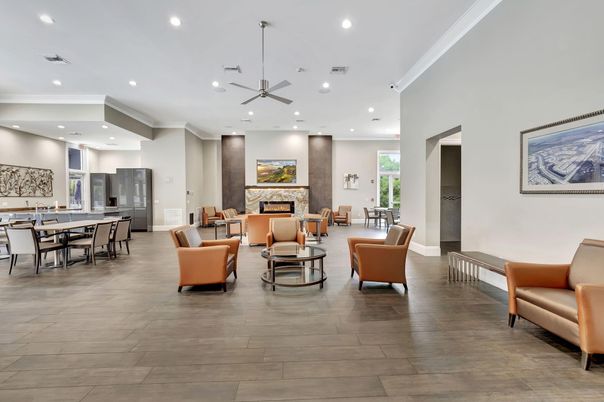 Dining room, Fireplace, Interior, Kitchen, Living room, Recessed Lighting, Wood Texture Flooring