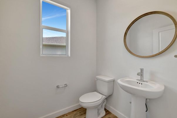 Bathroom, Interior, Wood Texture Flooring
