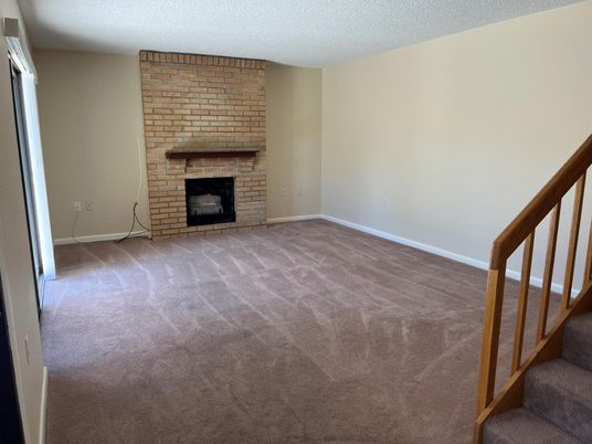 Empty room, Fireplace, Interior, Stone Walls