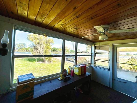 Interior, Sun Room, Wooden Ceilings