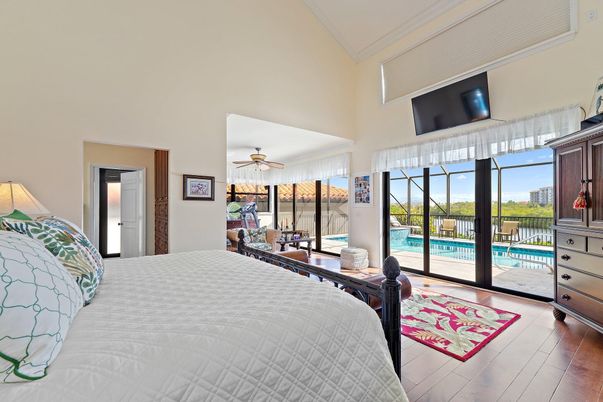 Bedroom, Interior, Wood Texture Flooring