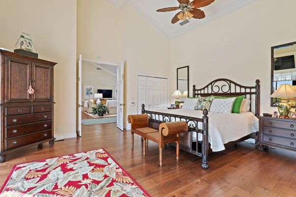 Bedroom, Interior, Wood Texture Flooring