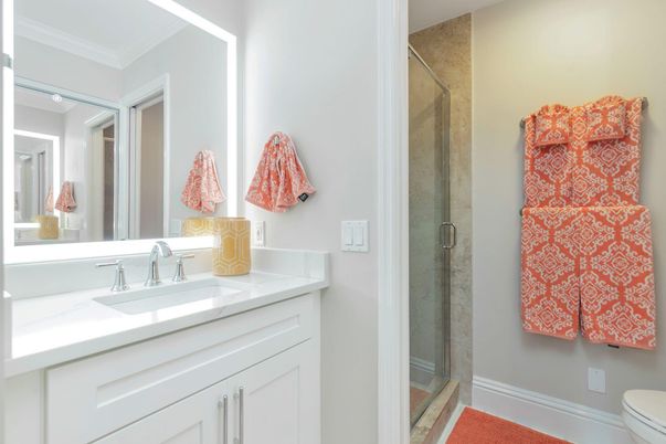Bathroom, Glass Shower, Interior