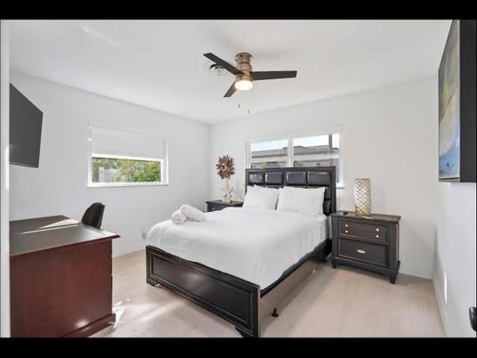 Bedroom, Interior, Wood Texture Flooring