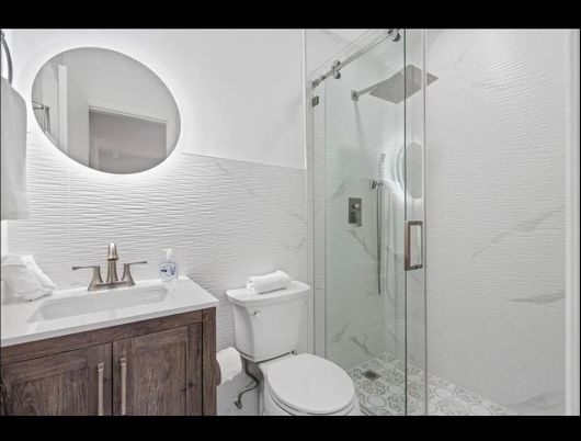 Bathroom, Glass Shower, Interior