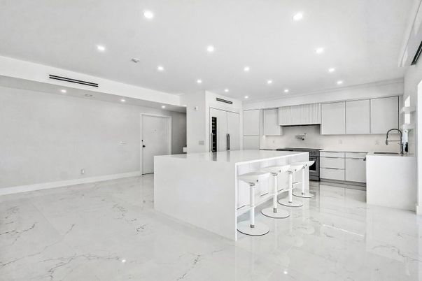 Interior, Kitchen, Marble, Recessed Lighting