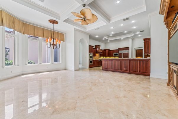 Chandelier, Interior, Kitchen, Recessed Lighting