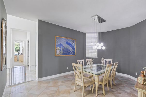 Dining room, Interior, Pendant Lights