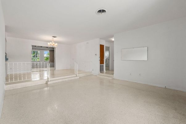 Chandelier, Empty room, Interior