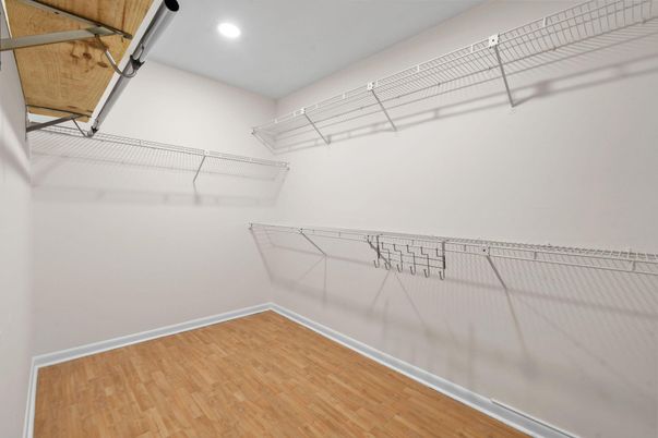 Interior, Recessed Lighting, Walk-in Closets, Wood Texture Flooring