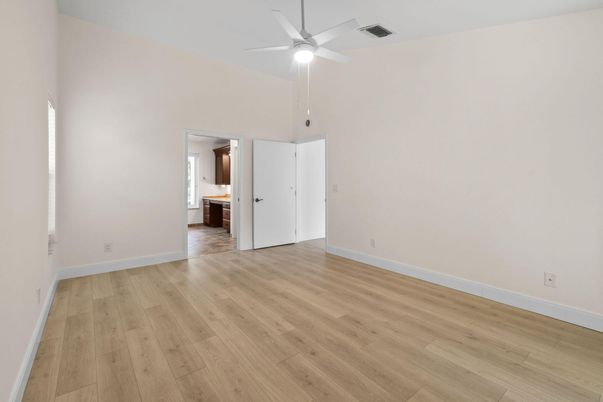 Bathroom, Empty room, Interior, Wood Texture Flooring