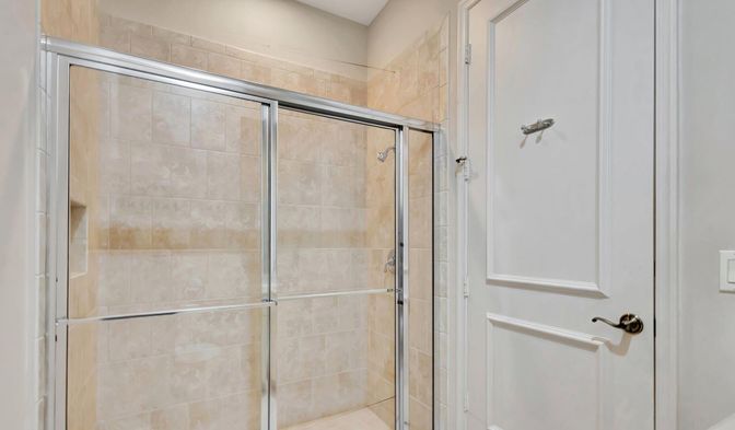Bathroom, Glass Shower, Interior