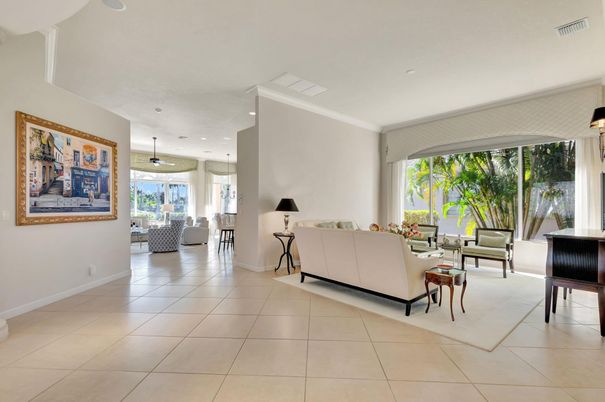 Interior, Living room, Recessed Lighting