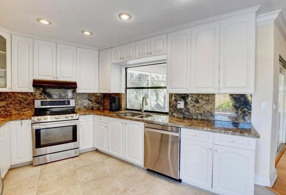 Interior, Kitchen, Recessed Lighting, Stainless Steel Appliances