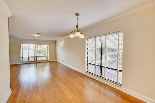 Empty room, Interior, Pendant Lights, Wood Texture Flooring