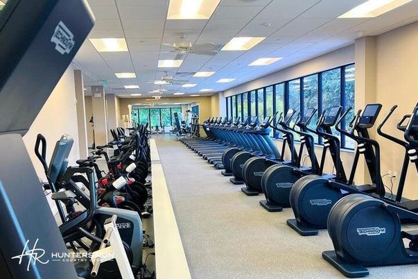 Fitness Equipment, Gym, Interior, Recessed Lighting