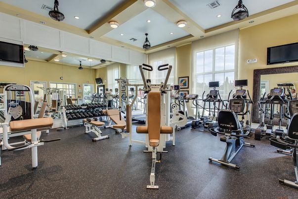 Fitness Equipment, Gym, Interior, Recessed Lighting