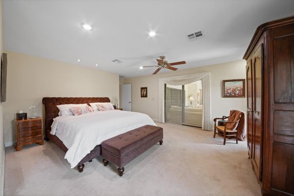 Bedroom, Interior, Recessed Lighting