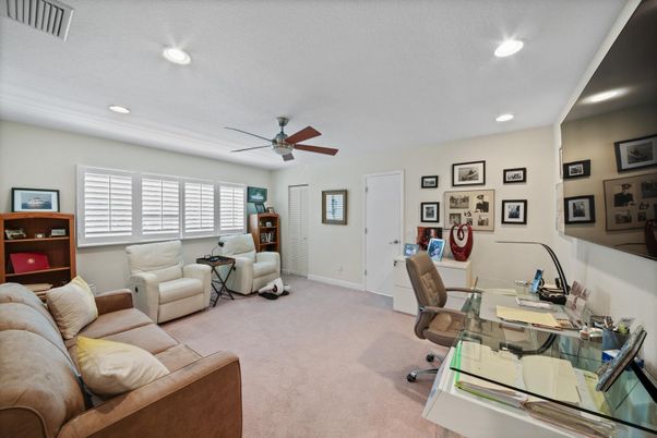 Home Office, Interior, Recessed Lighting