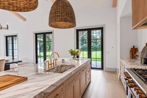 Interior, Kitchen, Wooden Beams, Wood Texture Flooring