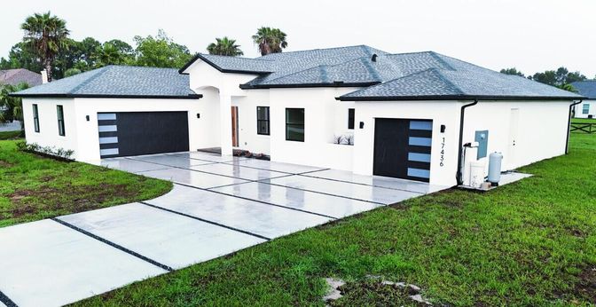 Attached, Backyard, Exterior, Facade, French Provincial