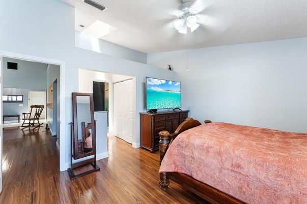 Bedroom, Interior, Wood Texture Flooring