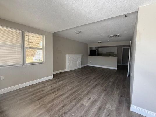 Empty room, Interior, Kitchen, Wood Texture Flooring