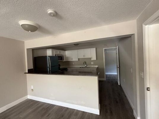 Interior, Kitchen, Wood Texture Flooring