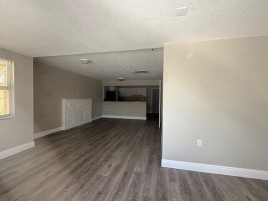 Empty room, Interior, Kitchen, Wood Texture Flooring