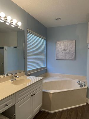 Bathroom, Interior, Wood Texture Flooring